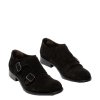 Półbuty Fly London MAXO Black Oil Suede P145145003